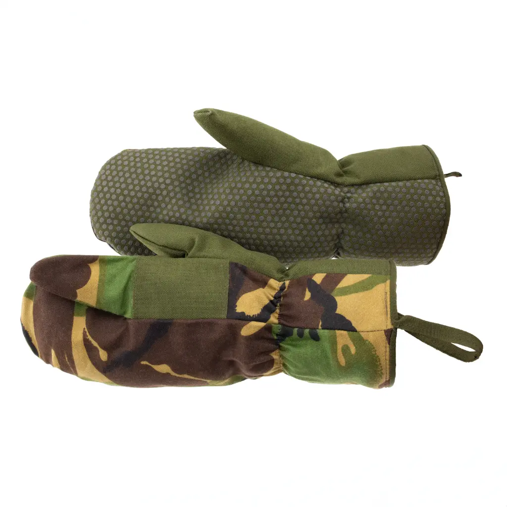 Dutch Army Woodland DPM MK3 Arctic Trigger Mittens | Surplus Cold Weat